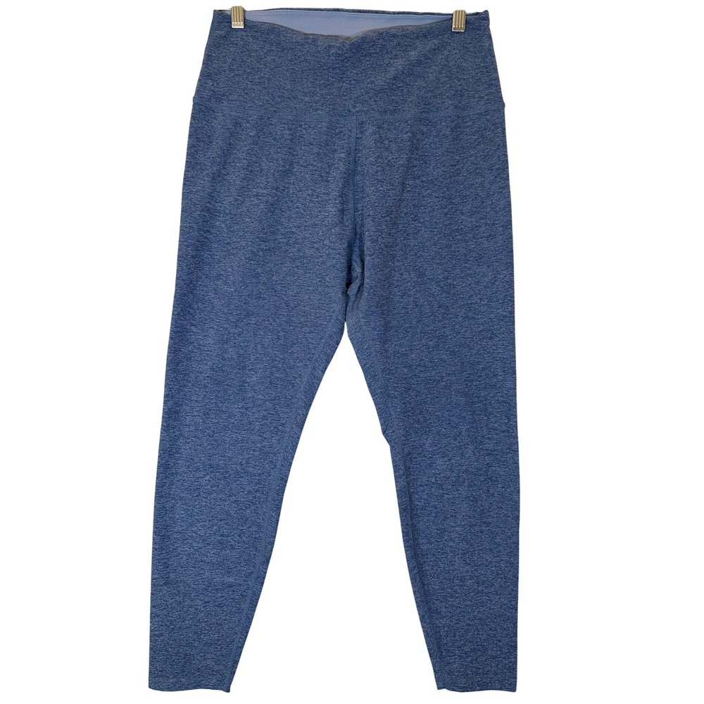 Beyond Yoga Spacedye High Waisted Midi Leggings Sz XXL Blue Heather SD3243